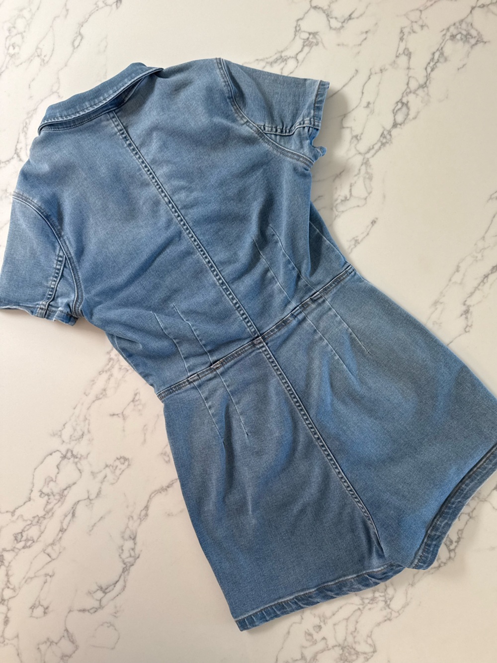 Free People CRVY Lennox Shortsuit - Love Letters - Size 8 - Picture 4 of 7